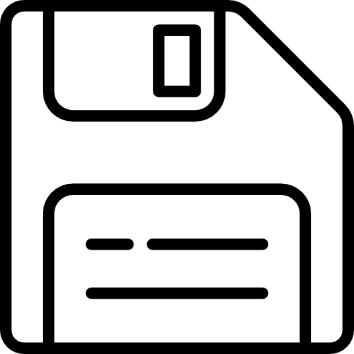 Save disks saving save icon