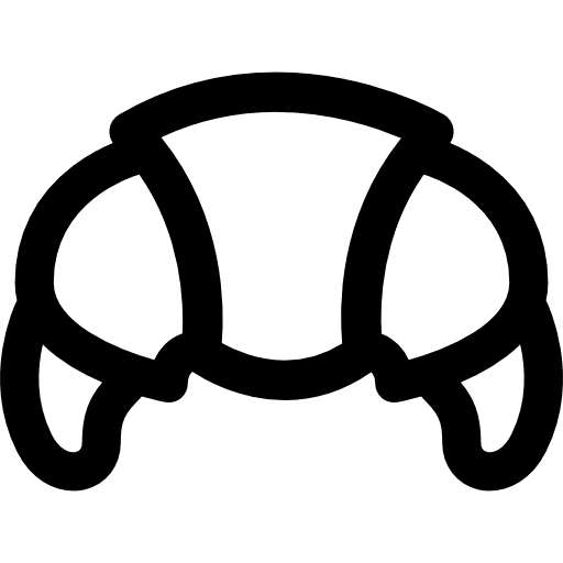 Croisant dessert french baker icon