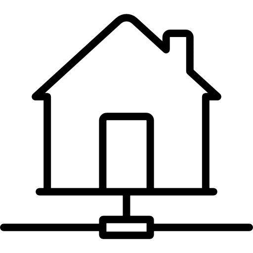 Home home house connection icon