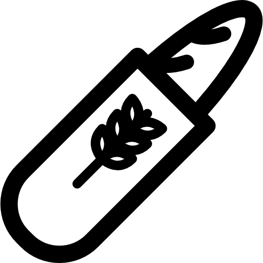 Bread packing cereal food bakery icon