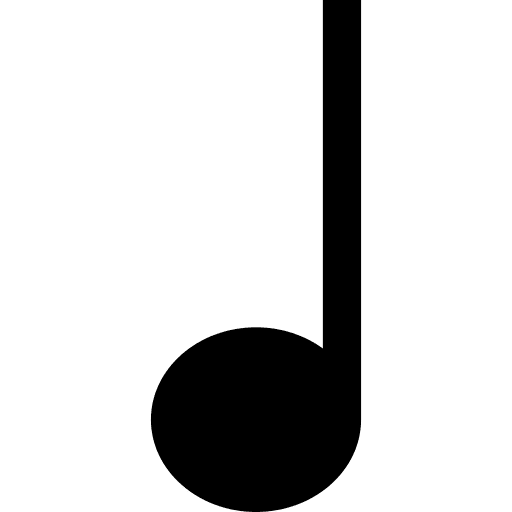 Crotchet musical note musical notation crotchet icon