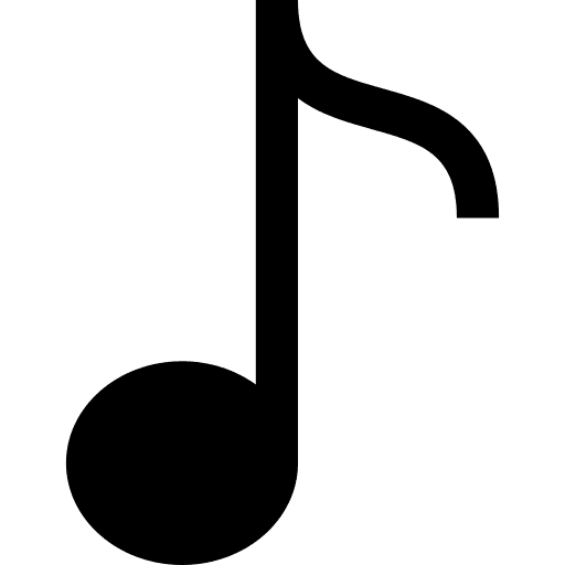 Music player musical note music player quaver icon