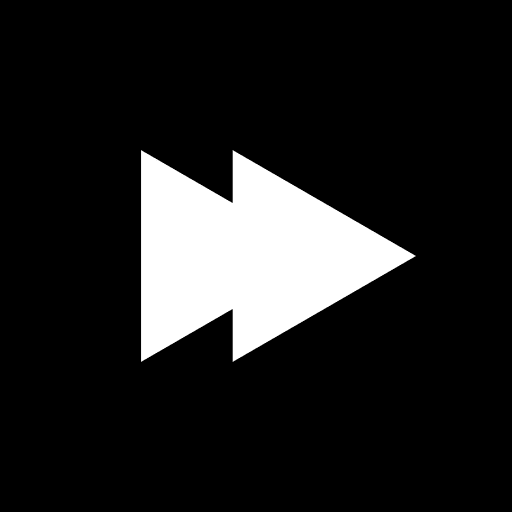 Fast forward video player fast forward music player icon