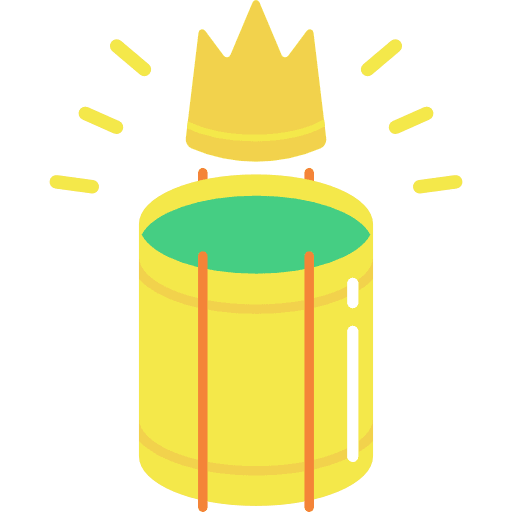 Blazon drum musical instrument percussion instrument icon