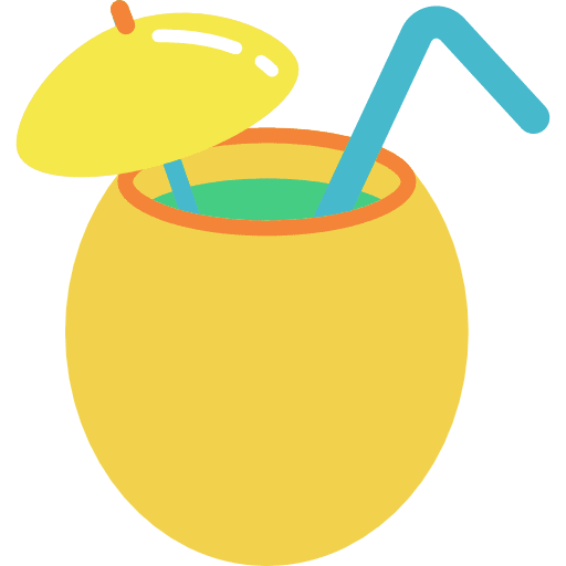 Cocktail straw alcoholic drinks food icon