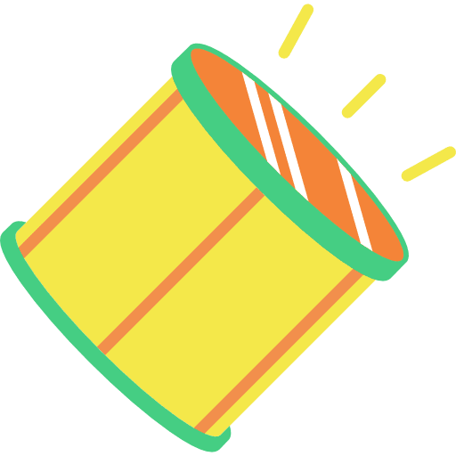 Drum music drum drumsticks icon