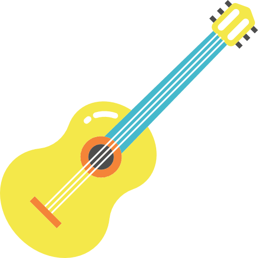 Guitar string instrument acoustic guitar flamenco icon