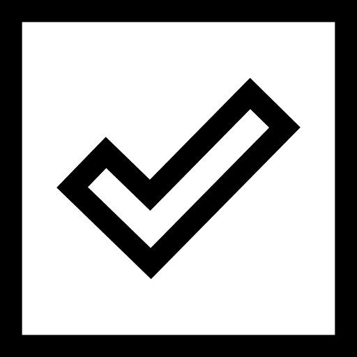 Check select all tick symbol icon