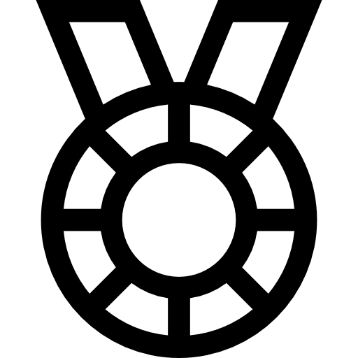 Medal signs medal insignia icon