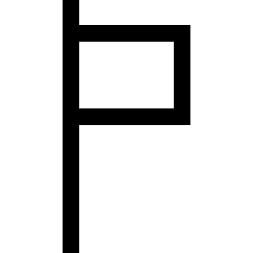 Flag peace maps and flags symbol icon