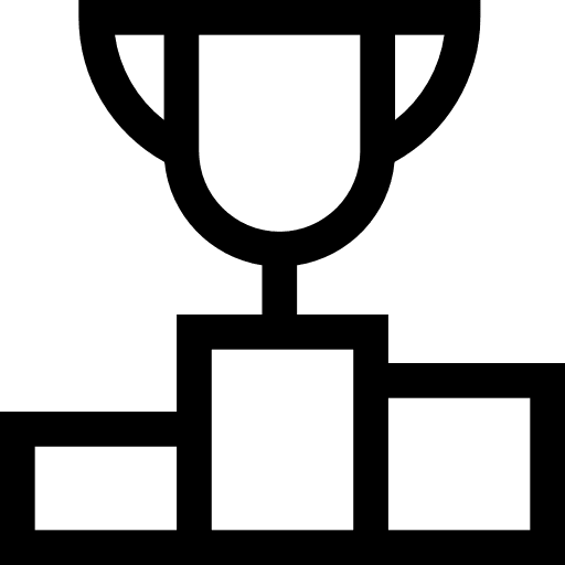 Podium winner podium trophy icon