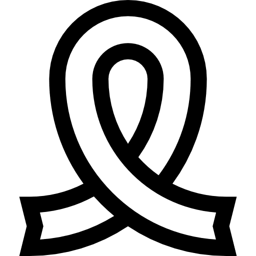 Ribbon aids ribbon solidarity icon