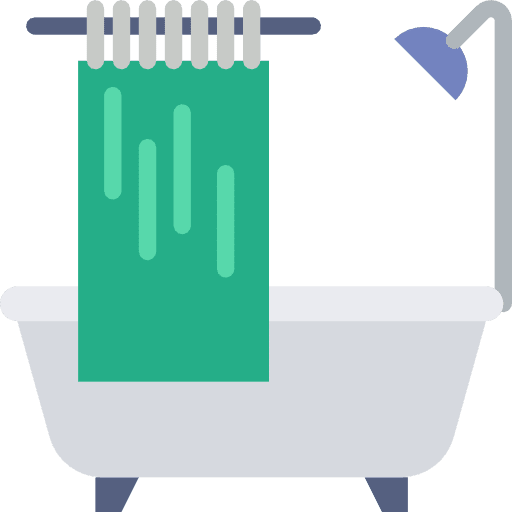 Bathtub hygienic bath hygiene icon