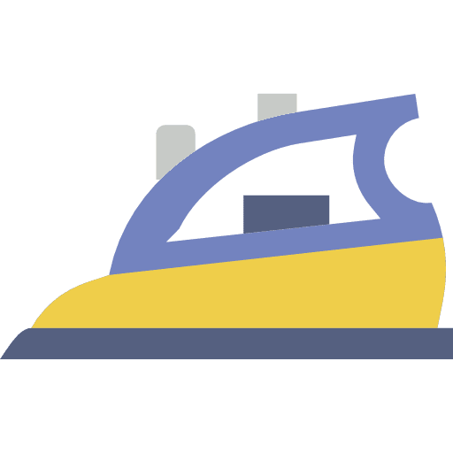 Iron ironing housework iron icon