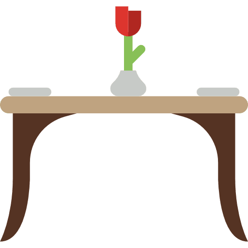 Table furniture living room table icon