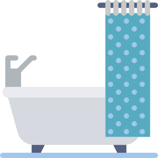 Bathtub washing bath bathroom icon