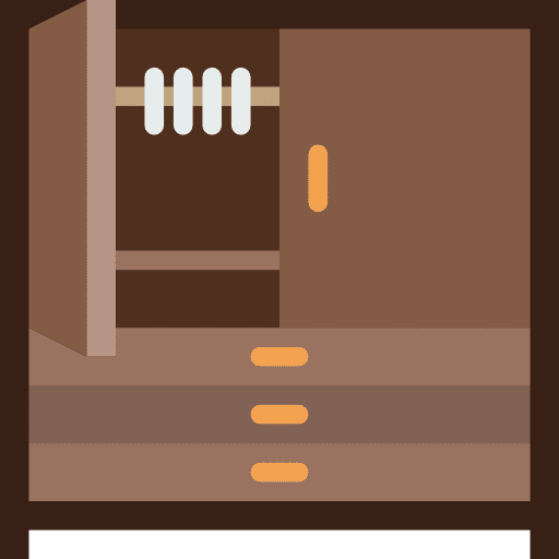 Closet closet elegant household icon