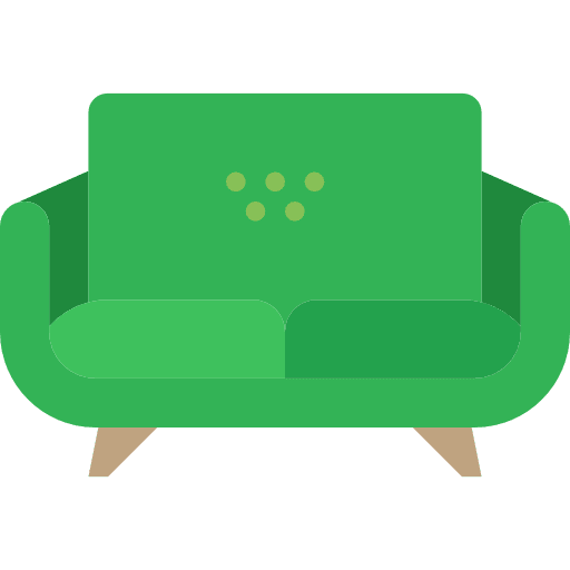 Couch seats seat buildings icon