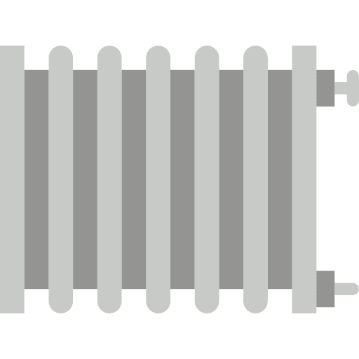 Radiator hot warm electric icon