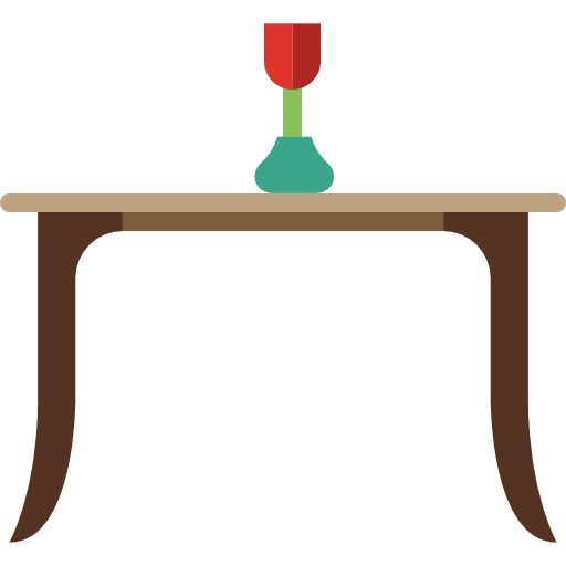 Table furniture table living room icon
