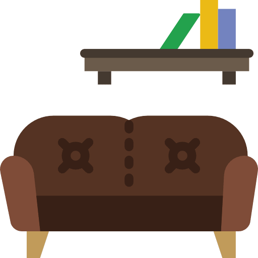 Livingroom seat furniture livingroom icon