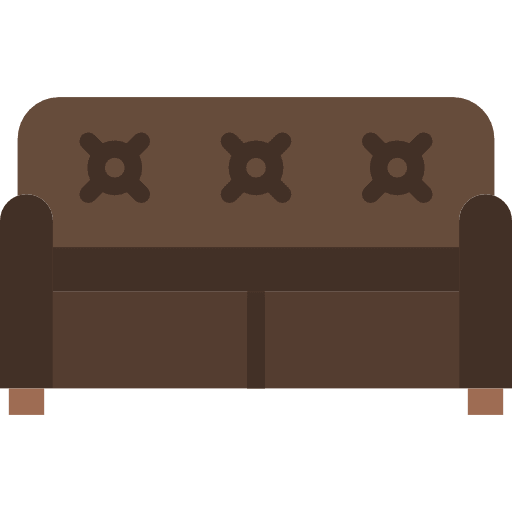 Couch furniture couch livingroom icon