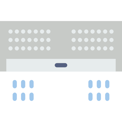 Air conditioner heating refreshing air conditioning icon