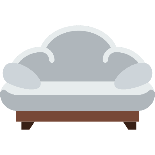 Couch furniture relax couch icon