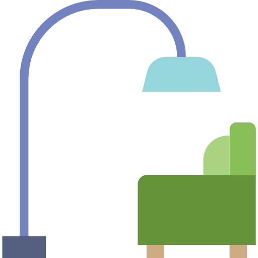 Living room seat living room light icon