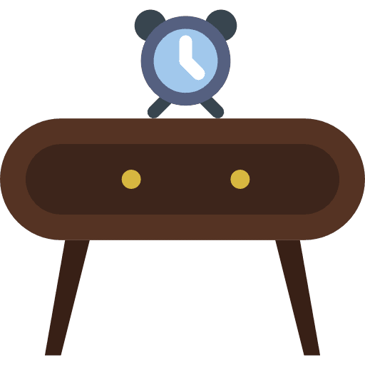 Nightstand furniture nightstand elegant icon