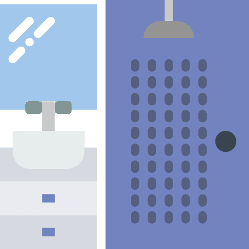 Shower relax bathroom shower icon