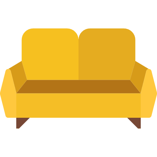 Sofa relax rest couch icon