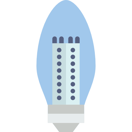 Light bulb invention electricity idea icon