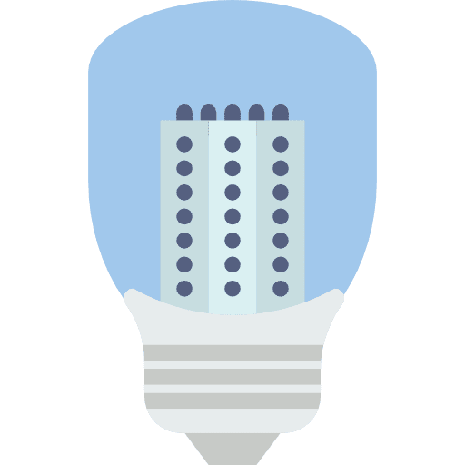 Light bulb technology illumination invention icon