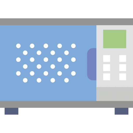 Microwave microwave heating microwave oven icon