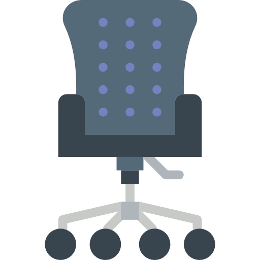 Office chair chair office chair tools and utensils icon