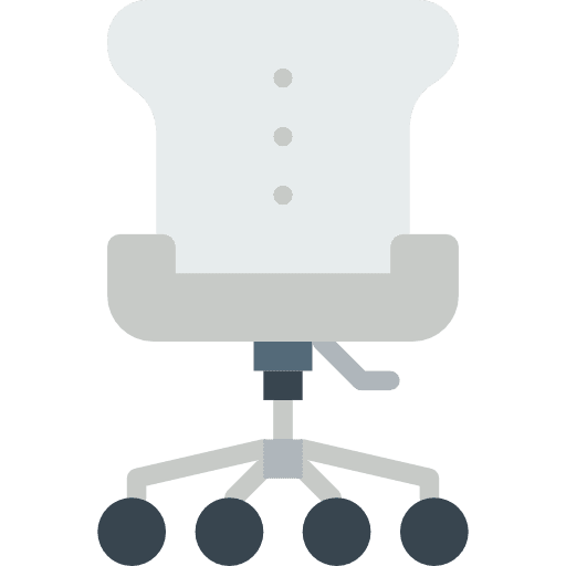 Office chair comfort chair seat icon