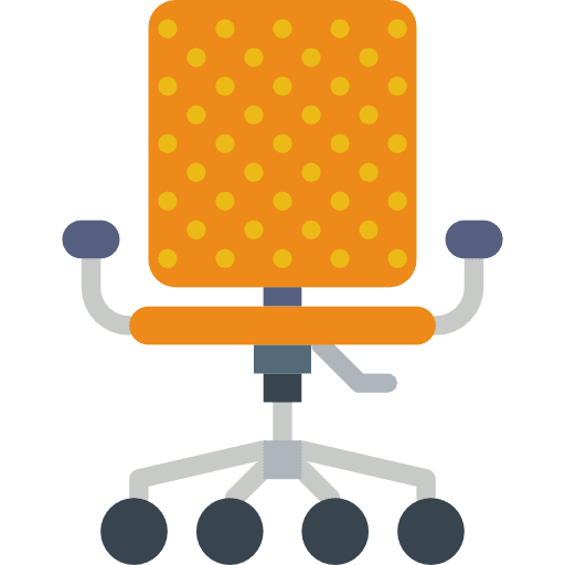 Office chair office chair tools and utensils comfortable icon