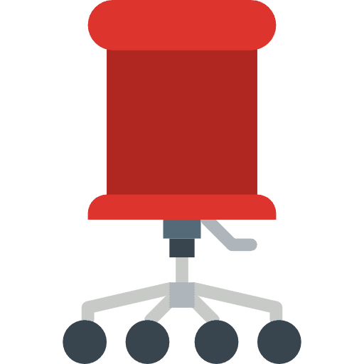 Office chair seat office chair comfort icon