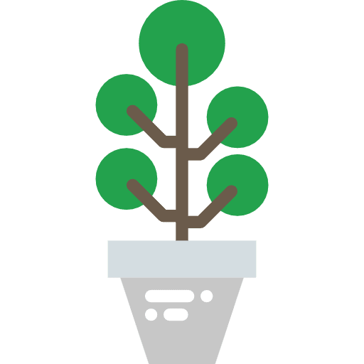 Plant electricity invention light bulb icon