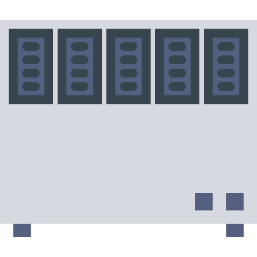 Radiator electric warm hot icon