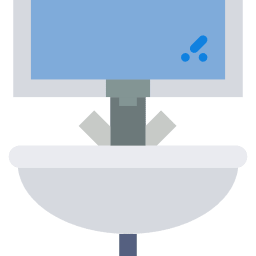 Sink bathroom sink wash icon
