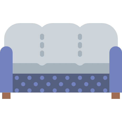 Sofa armchair furniture comfortable icon