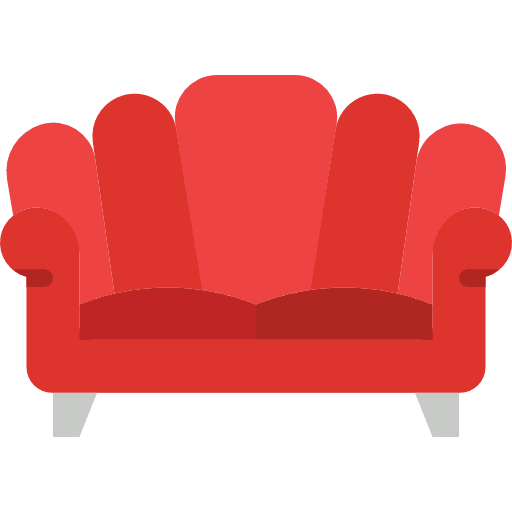 Sofa furniture comfortable livingroom icon