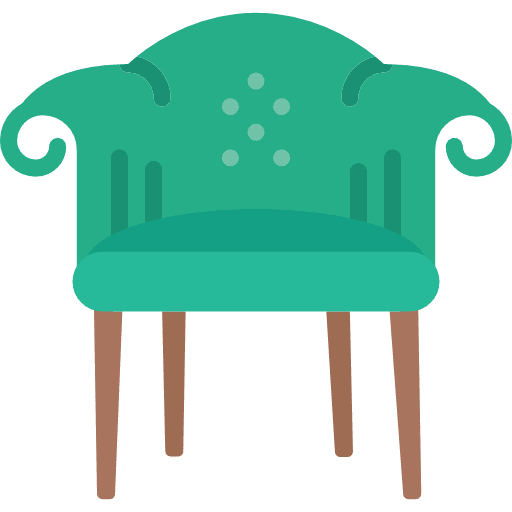 Sofa armchair comfortable livingroom icon