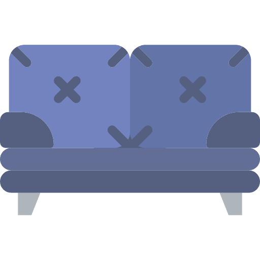 Sofa sofa furniture comfortable icon