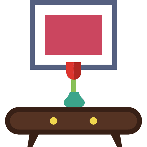 Table livingroom table furniture icon
