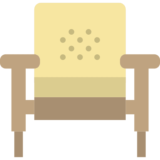 Armchair armchair elegant furniture icon