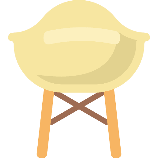 Chair chair furniture office chair icon