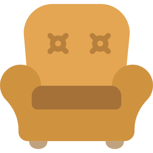 Armchair armchair furniture seat icon